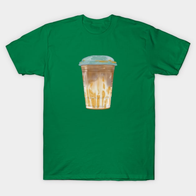 Iced Caramel Macchiato T-Shirt by HB Loves Crafts